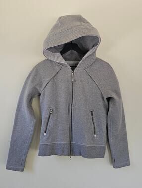 *FINAL PRICE DROP* Lululemon Light Gray Zip-Up Hoodie Sweatshirt